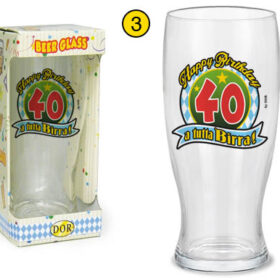 Bicchierone birra 40 anni