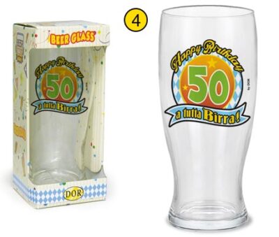 Bicchierone birra 50 anni